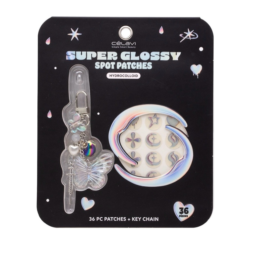 Celavi Super Glossy Spot Patches - Black and White